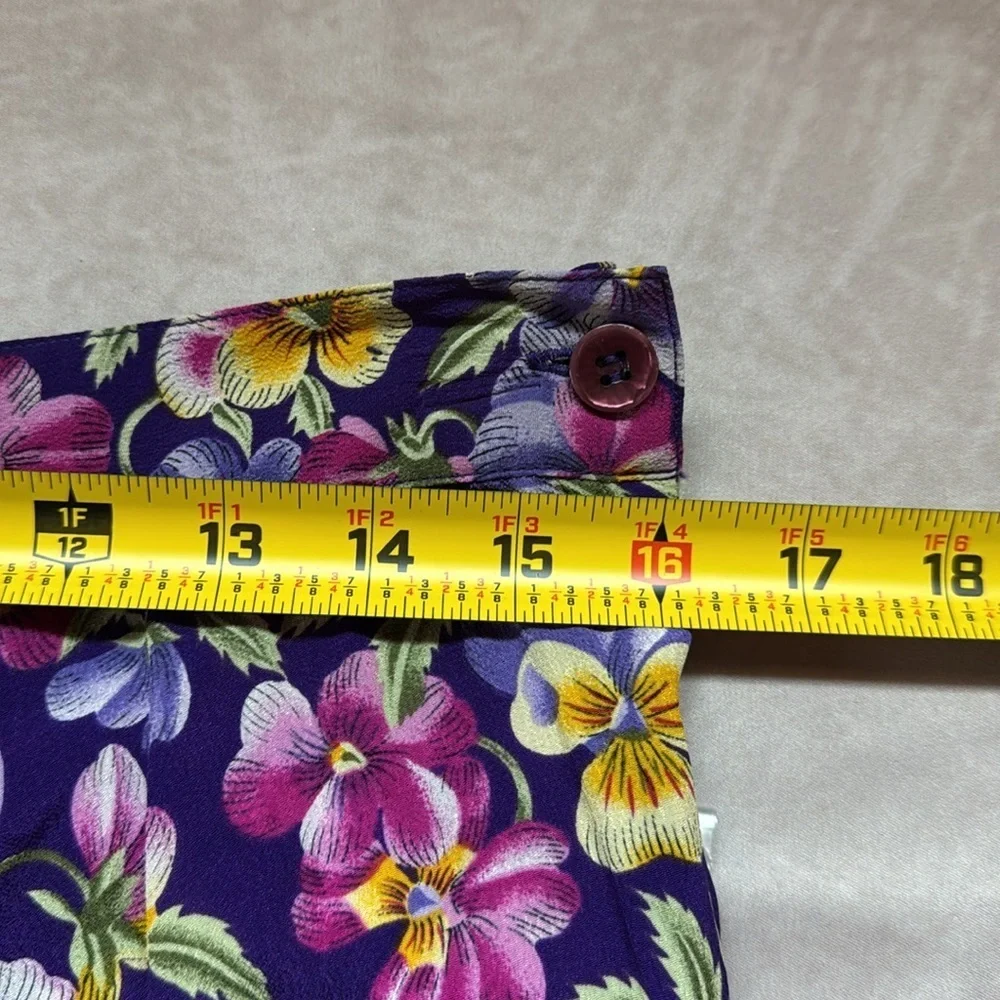 VTG Herman Geist Floral Maxi Skirt NWT Prairie Peasant Boho Cottagecore Women 14 - Picture 8 of 9